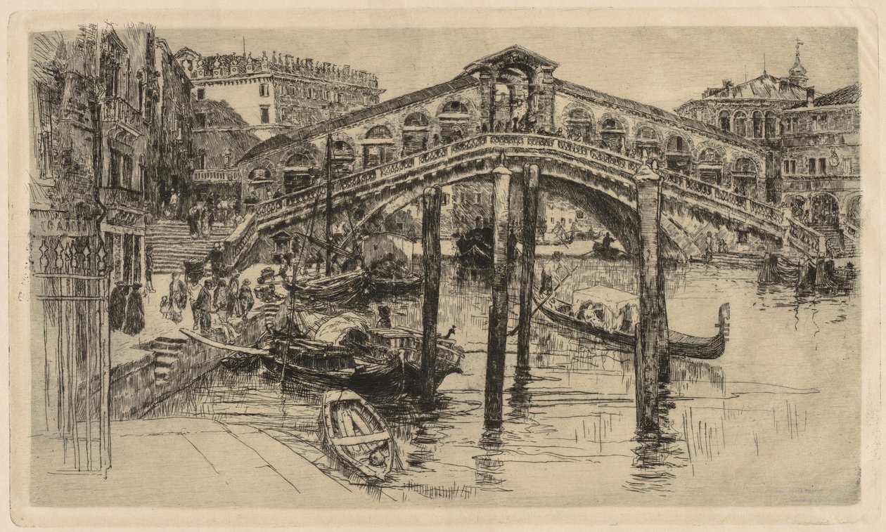 Die Rialto, Venedig von Frank Duveneck