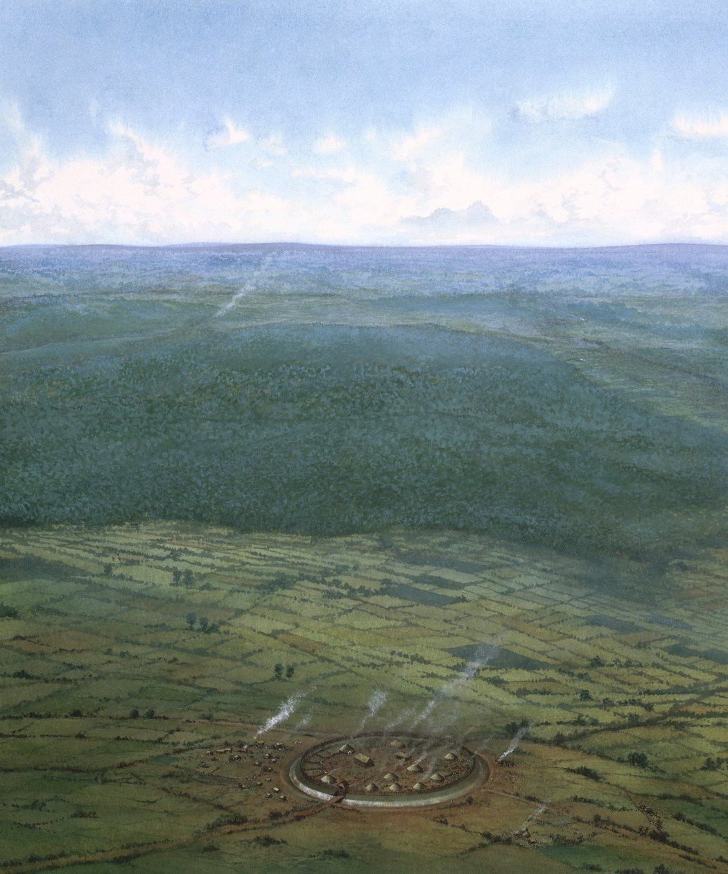 Befestigte Anlage, Südengland von Frank Gardiner