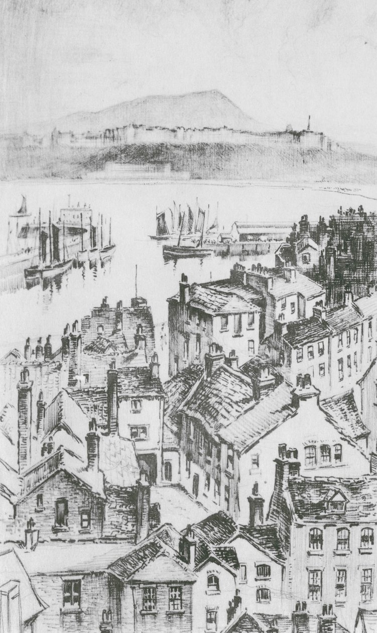 Scarborough vom Castle Hill von Frank Greenwood