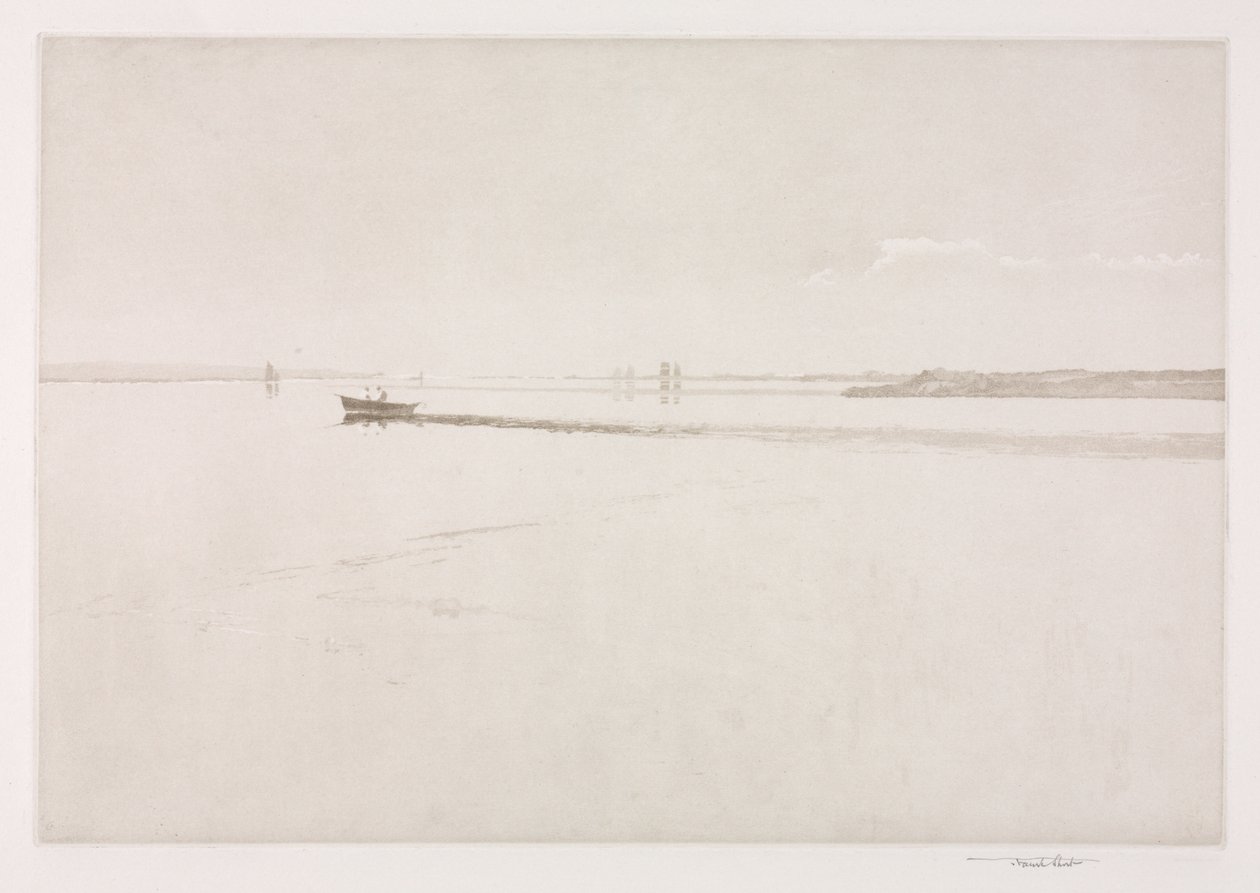 Morgennebel im Hafen von Chichester von Frank Short