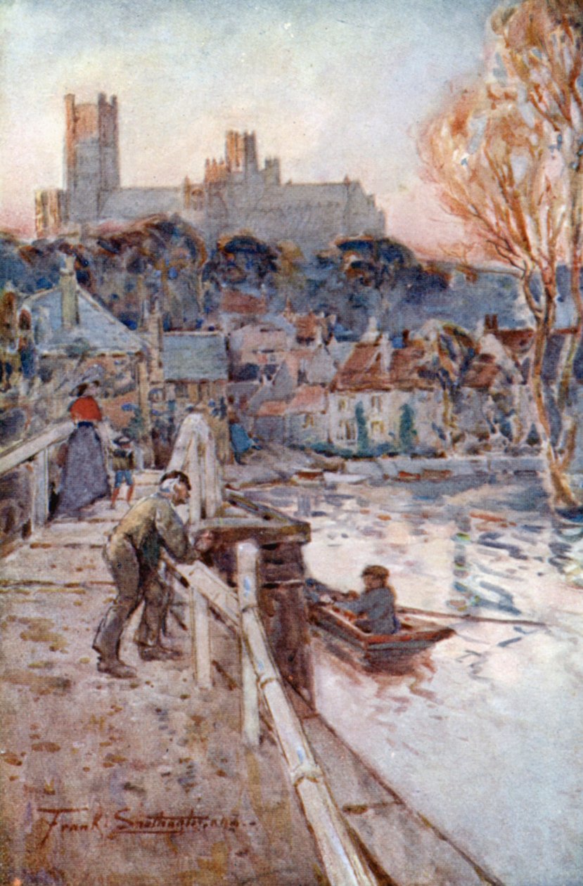 Ely bei Abenddämmerung von Frank Southgate
