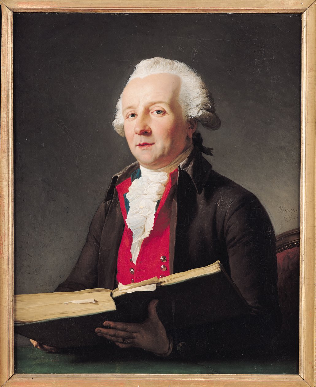 Porträt von Dazincourt (1747-1809) 1792 von François André Vincent