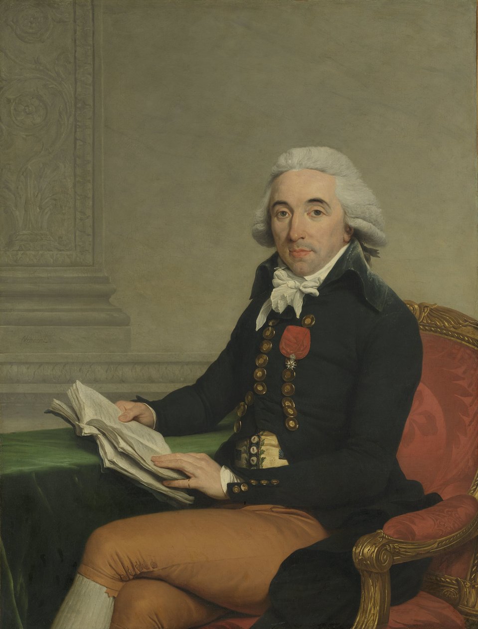 Porträt eines Mannes von François André Vincent