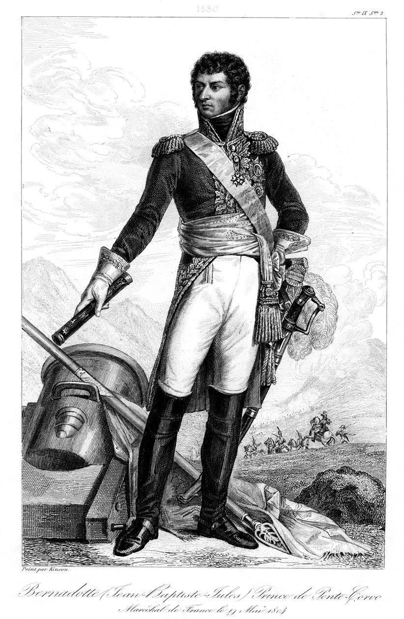 Karl XIV. Johann von Schweden 1763-1844, König von Schweden, 1839 von François Pigeot