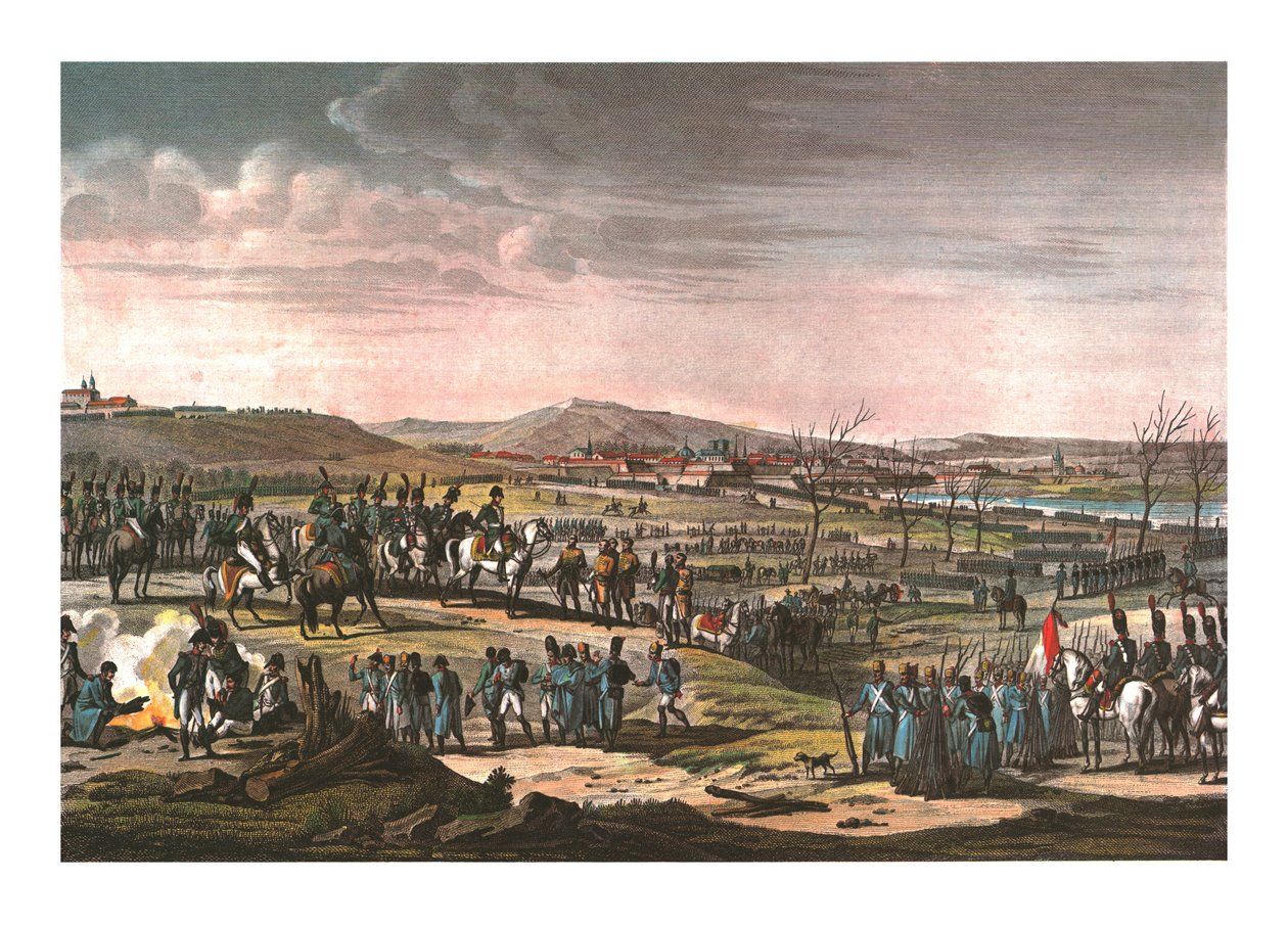 Die Einnahme von Ulm, 17. Oktober 1805, um 1850 von François Pigeot