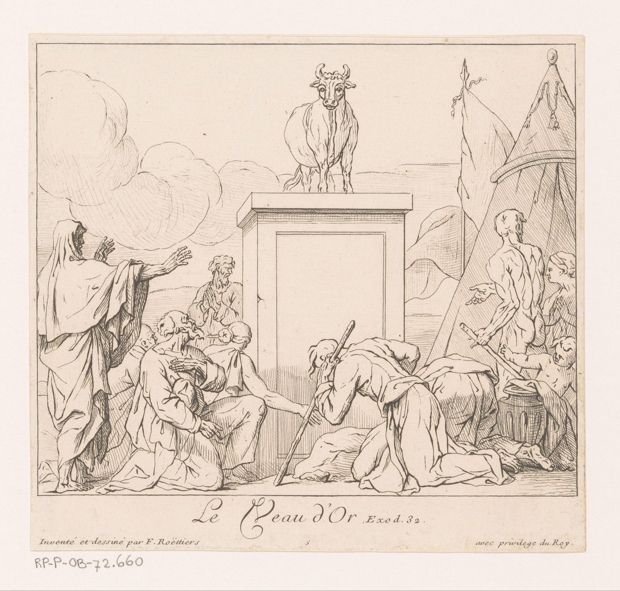 Anbetung des Goldenen Kalbs von François Roëttiers (I)