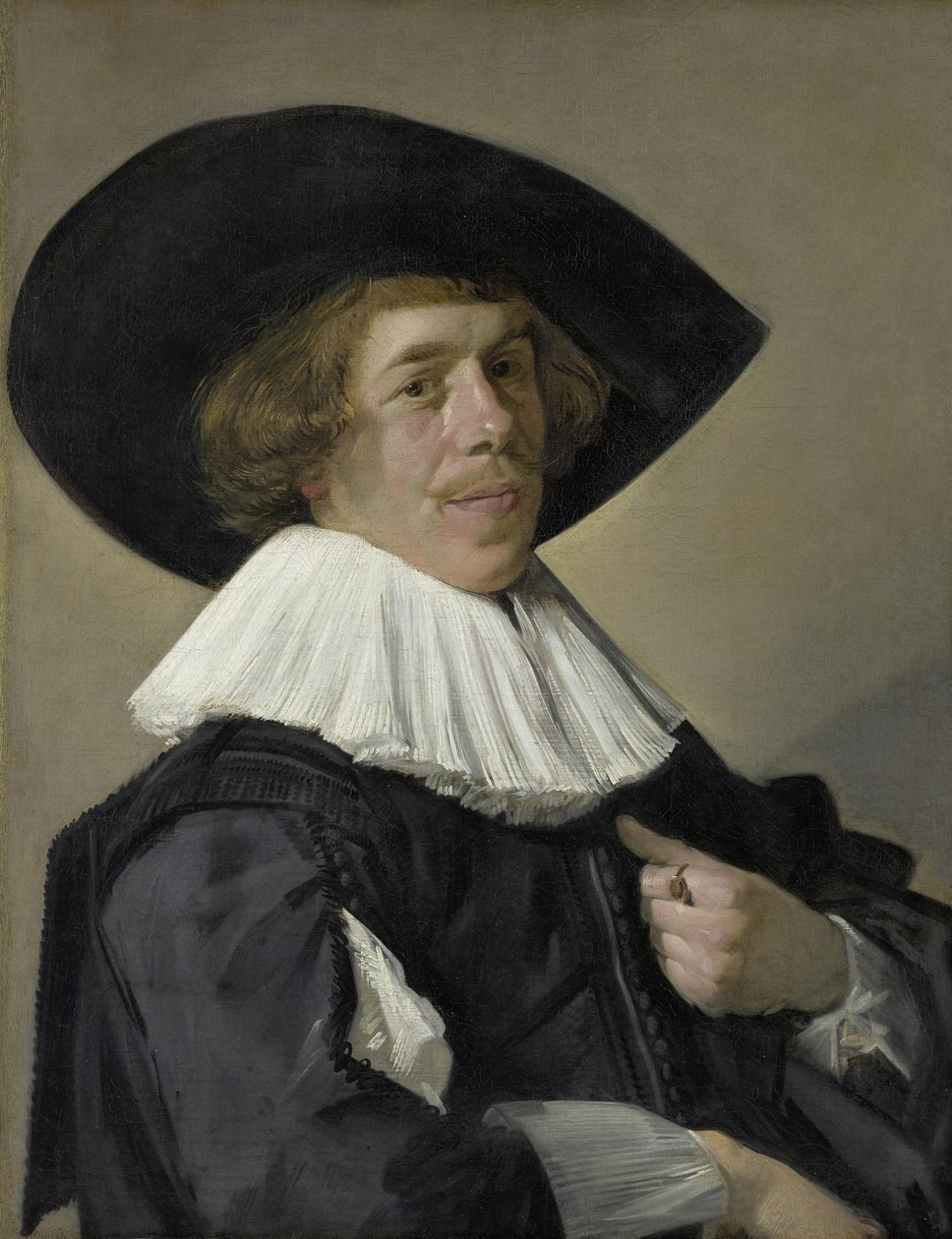 Bildnis des Jan Miense Molenaer (?) von Frans Hals