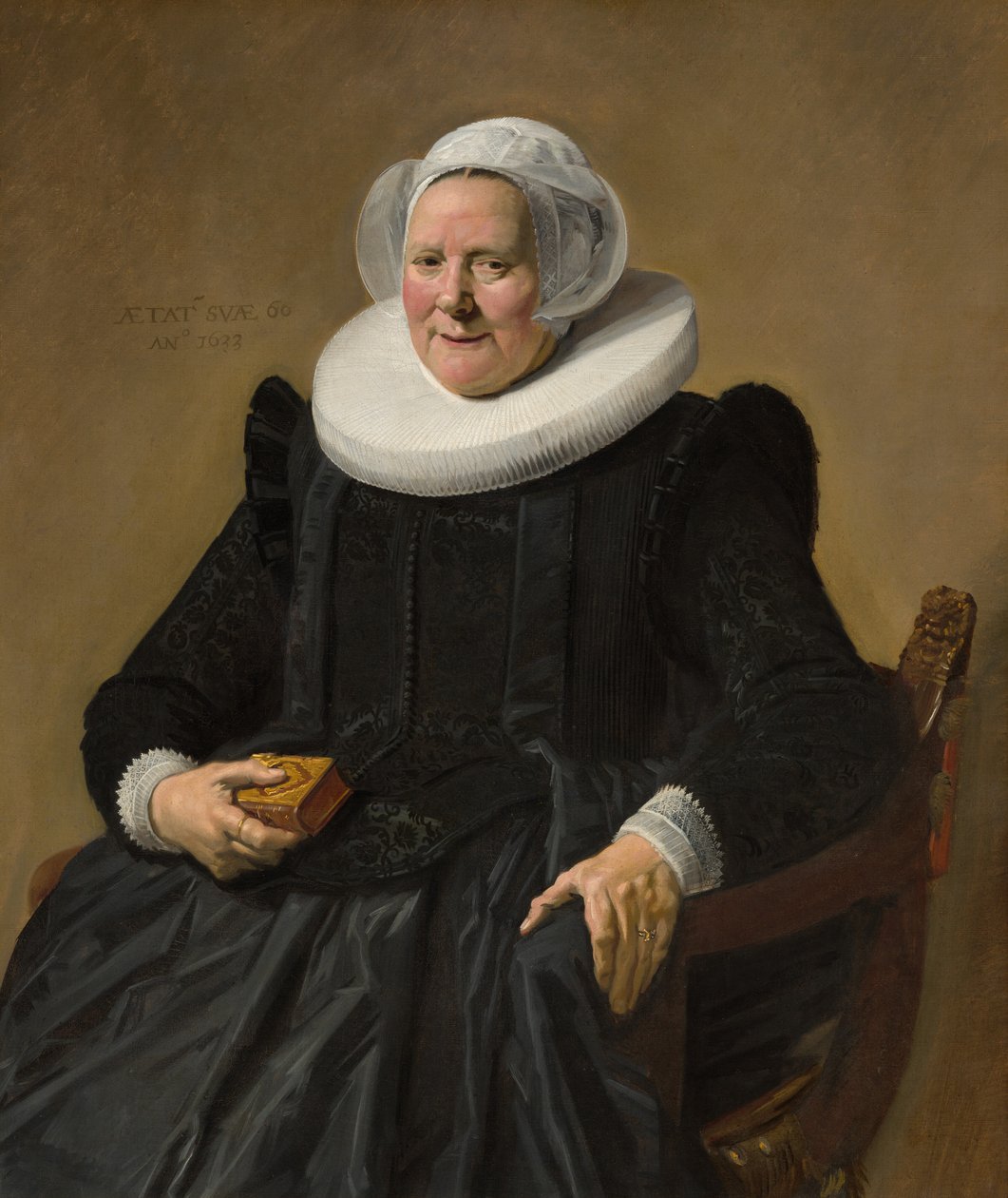 Porträt einer sechzigjährigen Frau von Frans Hals