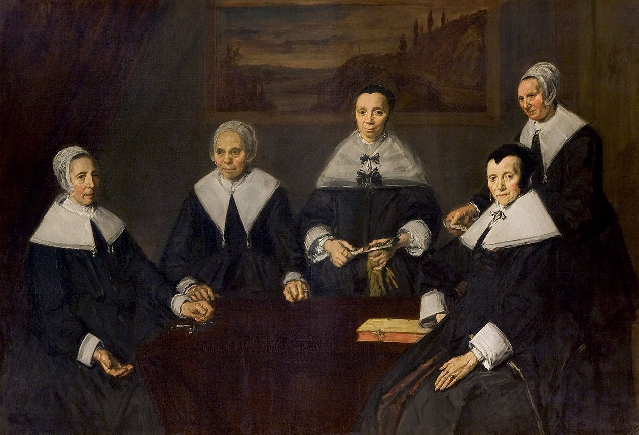 Regentinnen des Alten Männer Almosenhauses von Frans Hals