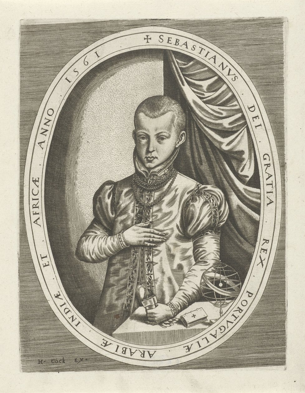 Porträt von Sebastian I. von Portugal von Frans Huys