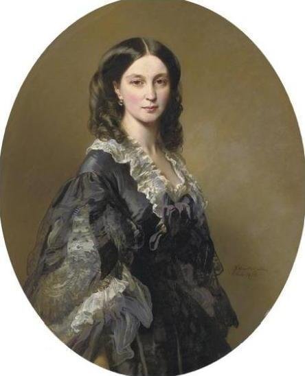 Porträt der Prinzessin Elizaveta Alexandrovna Tchernicheva von Franz Xaver Winterhalter