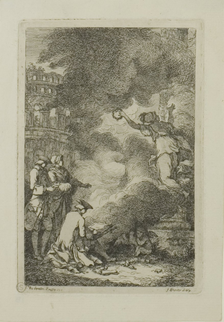 Tafel aus, Nella Venuta von Franz Edmund Weirotter