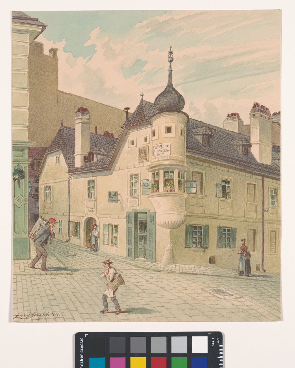 7., Faßziehergasse 2 / Gardegasse 3 - Fasszieherhaus von Franz Gerasch