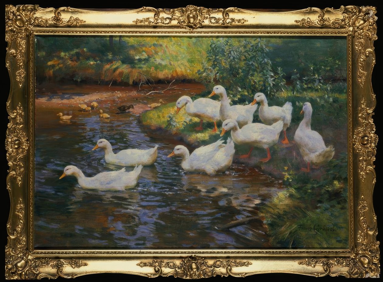Entenfamilie von Franz Grassel
