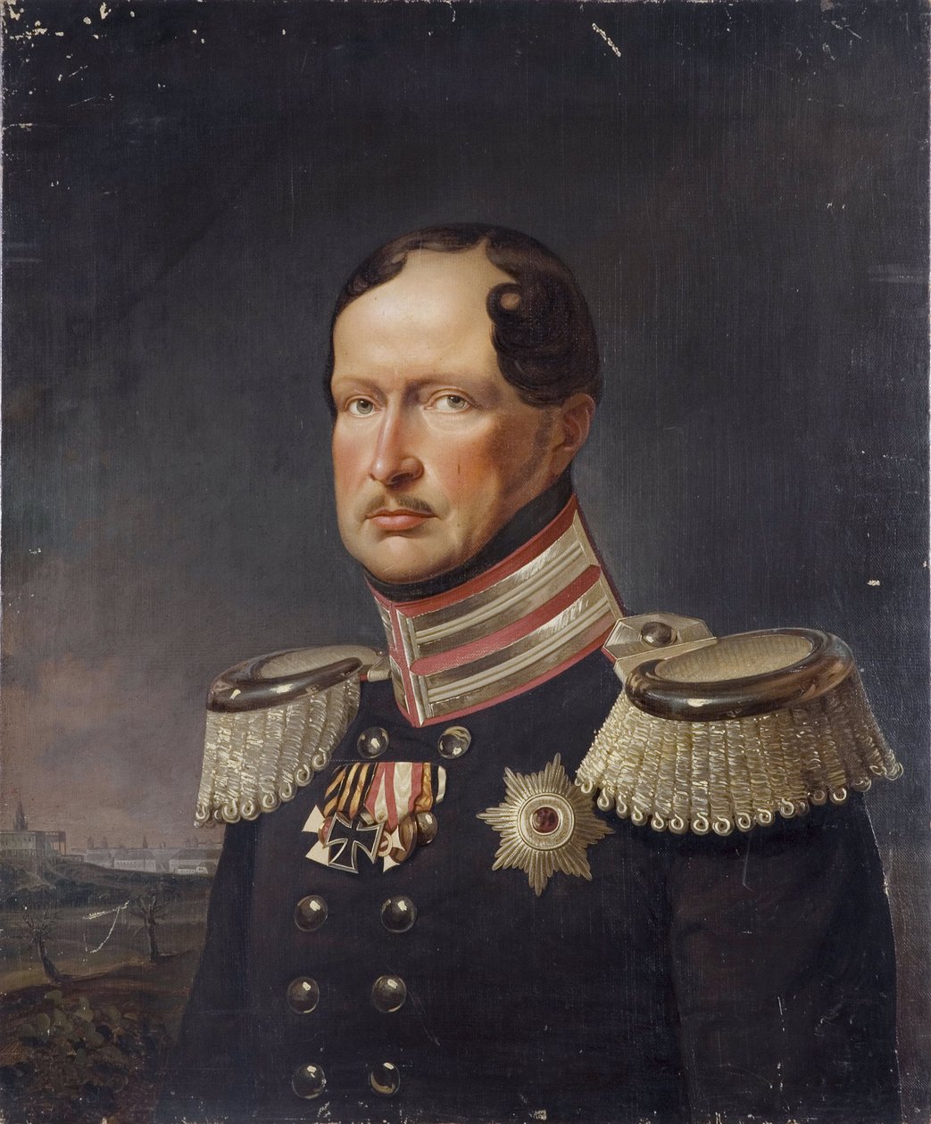 Friedrich Wilhelm III. von Preußen - Porträt von Friedrich Wilhelm III. von Preußen (1797-1840), von Kruger, Franz. Nationalmuseum Stockholm von Franz Krüger