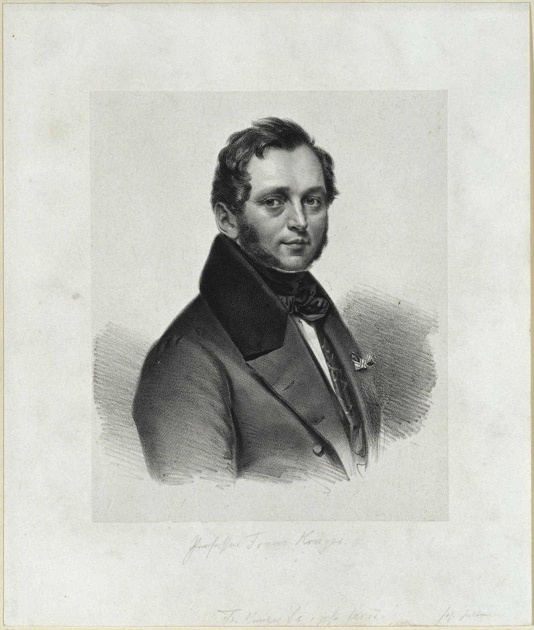 Selbstbildnis von Franz Krüger
