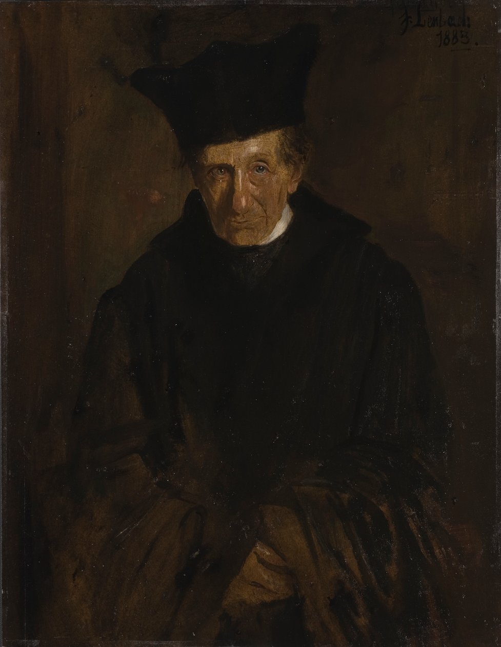 Porträt von Ignaz von Döllinger 1799-1890, 1883 von Franz von Lenbach