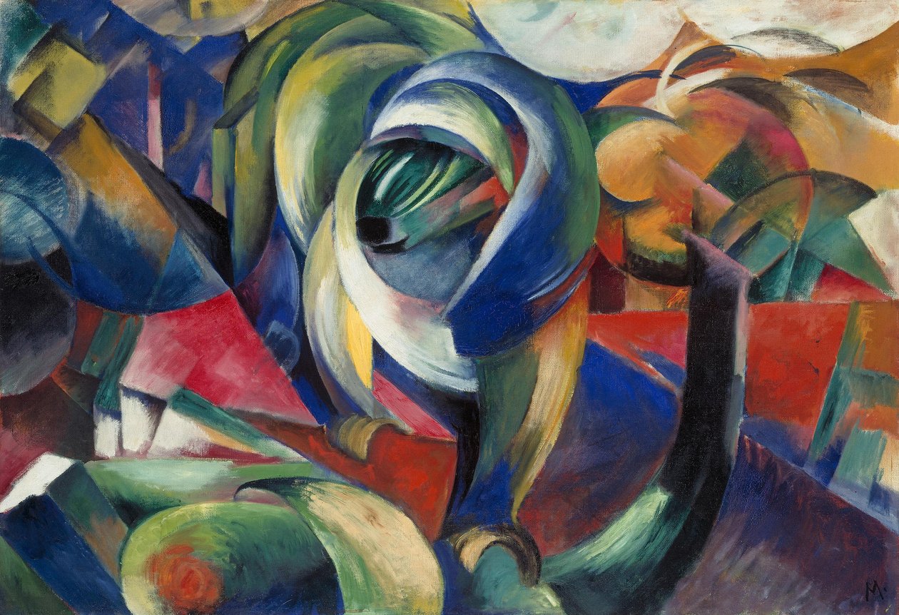 Der Mandrill von Franz Marc