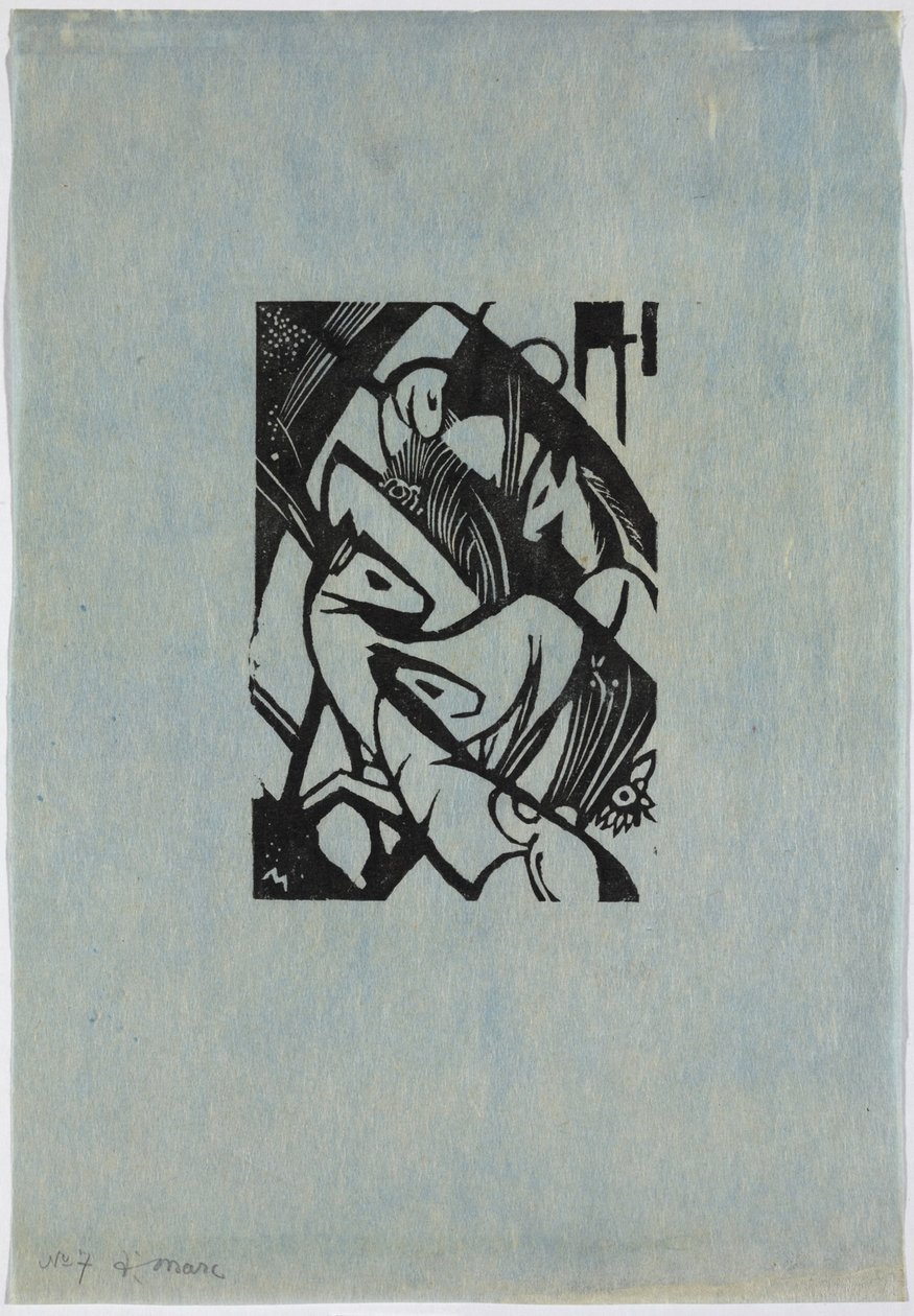 Springende Pferdchen von Franz Marc