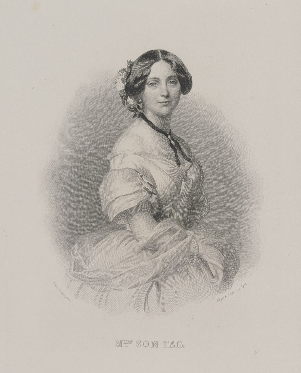 Porträt der Opernsängerin Henriette Sontag von Franz Xaver Winterhalter