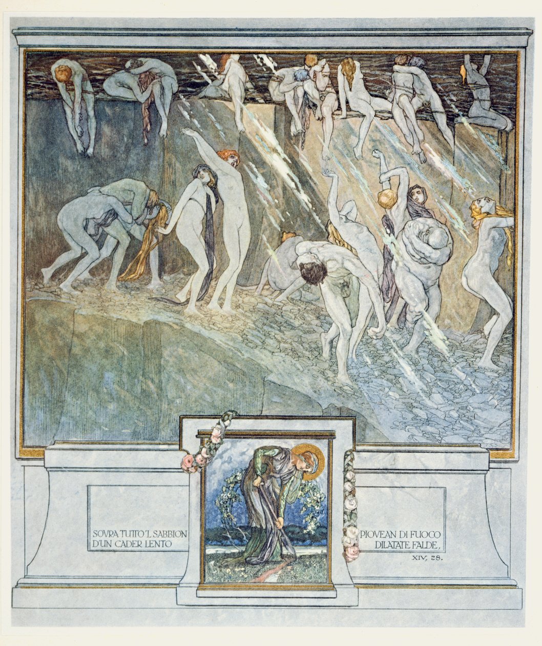 Illustration aus Dantes 