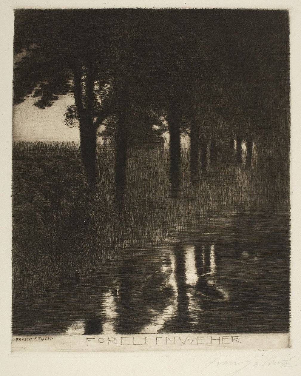 Forellenweiher von Franz von Stuck