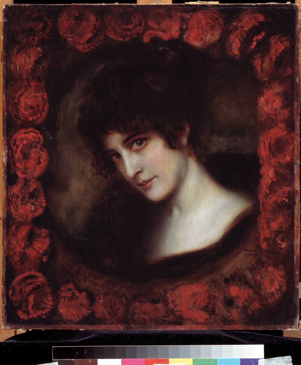 Porträt einer Frau von Franz von Stuck