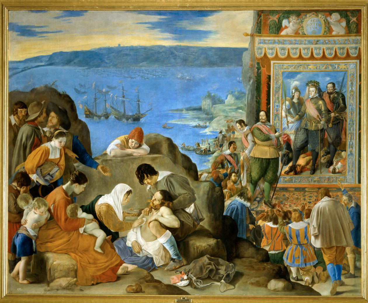Die Rückeroberung von Bahia im Jahr 1625 von Fray Juan Batista Maino or Mayno