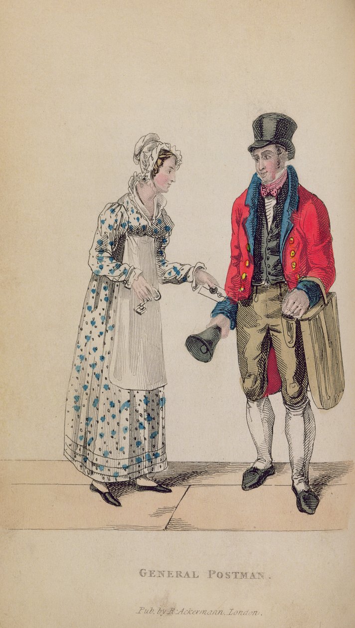 Der Generalpostmeister, aus Ackermanns 