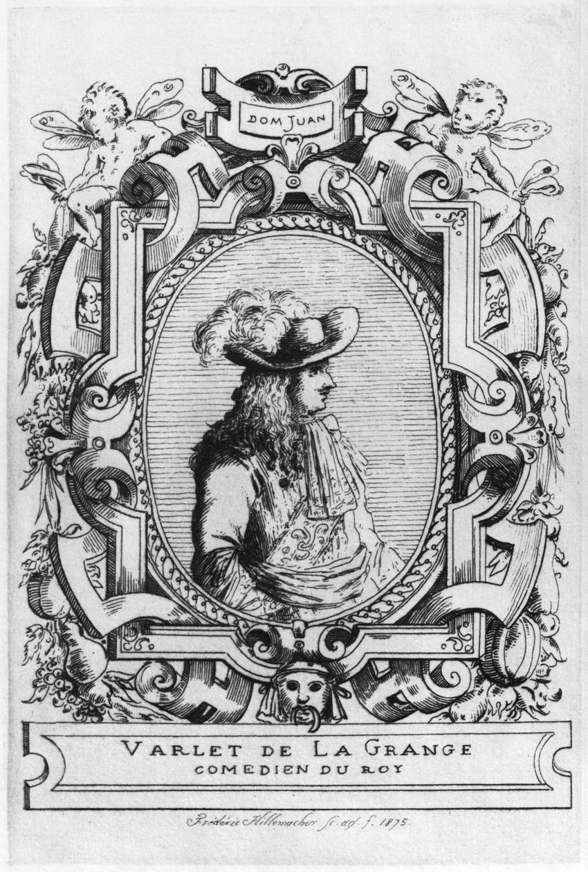 Charles Varlet, bekannt als La Grange, in der Rolle des Dom Juan aus 