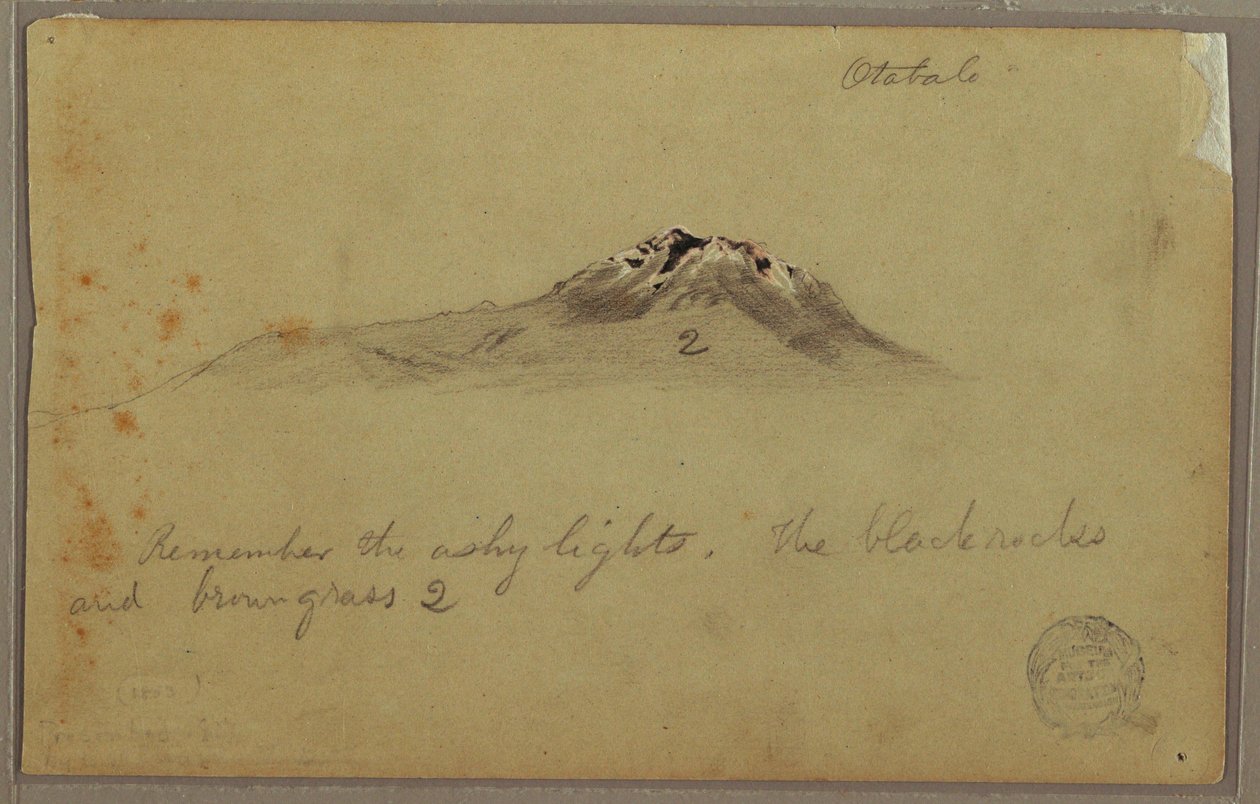 Anden-Gipfel (Cayambe?), Otavalo, Ecuador, August oder September 1853 von Frederic Edwin Church