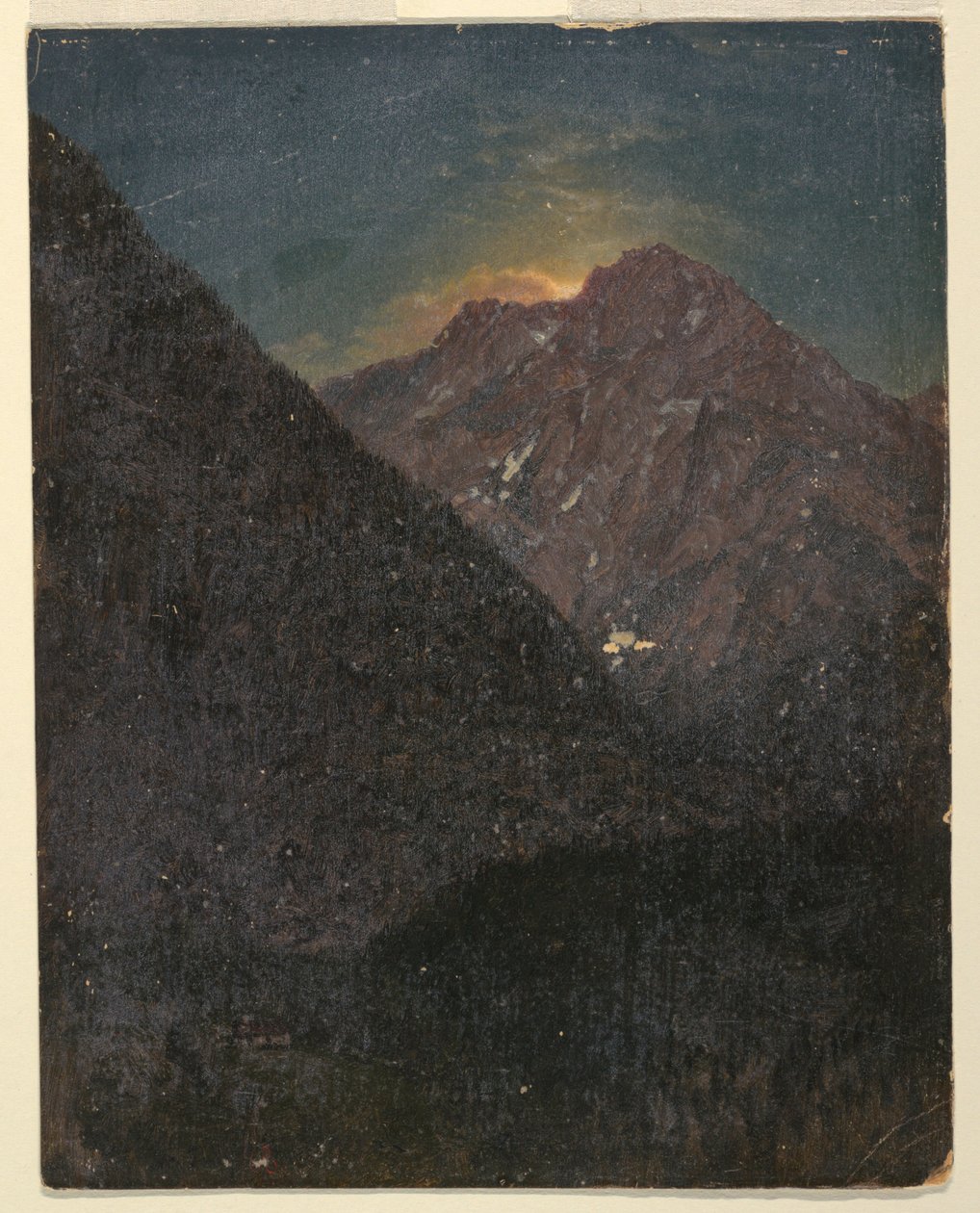 Alpenlandschaft (Bayern oder Schweiz), 1868 von Frederic Edwin Church