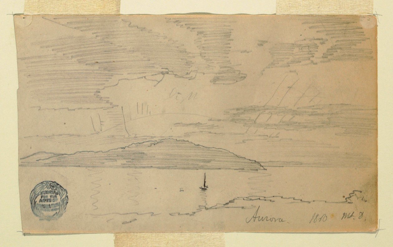 Aurora, Mount Desert Island von Frederic Edwin Church