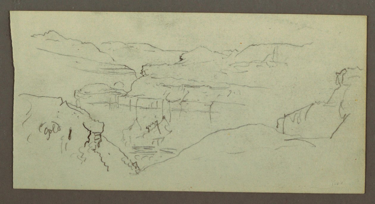 Schlucht, möglicherweise 1868 von Frederic Edwin Church