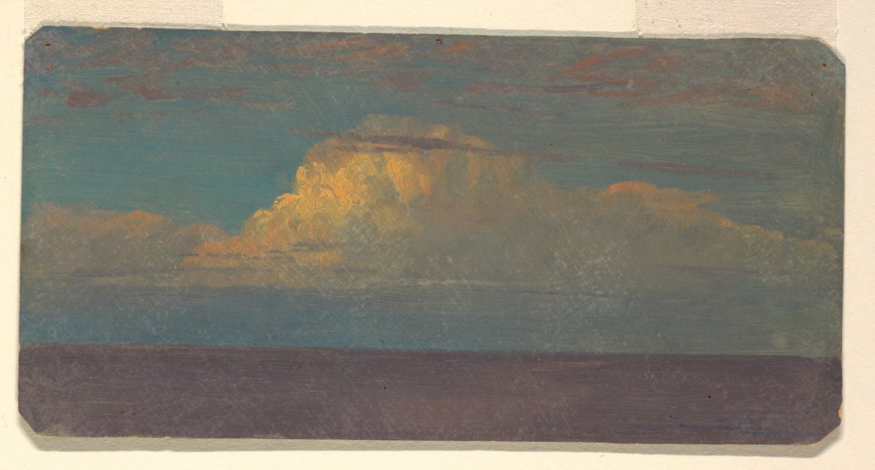 Zeichnung, Wolkenstudie, 1870–80 von Frederic Edwin Church