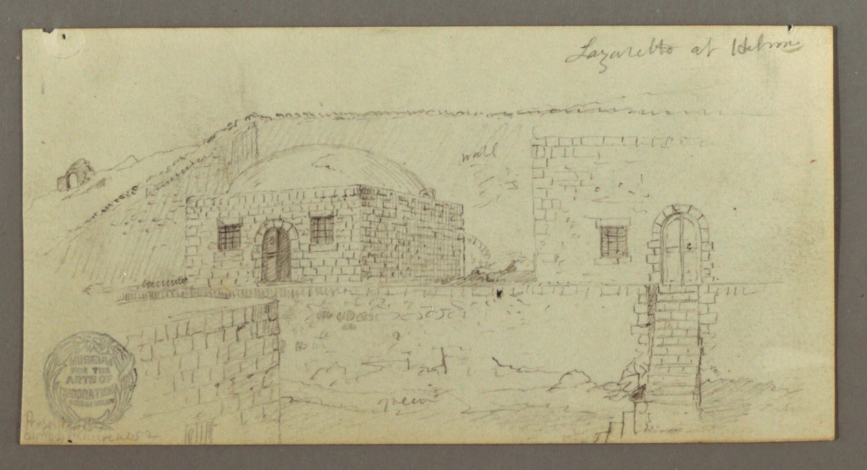 Kuppelhaus, Haus mit Treppe, Februar möglicherweise 1868 von Frederic Edwin Church