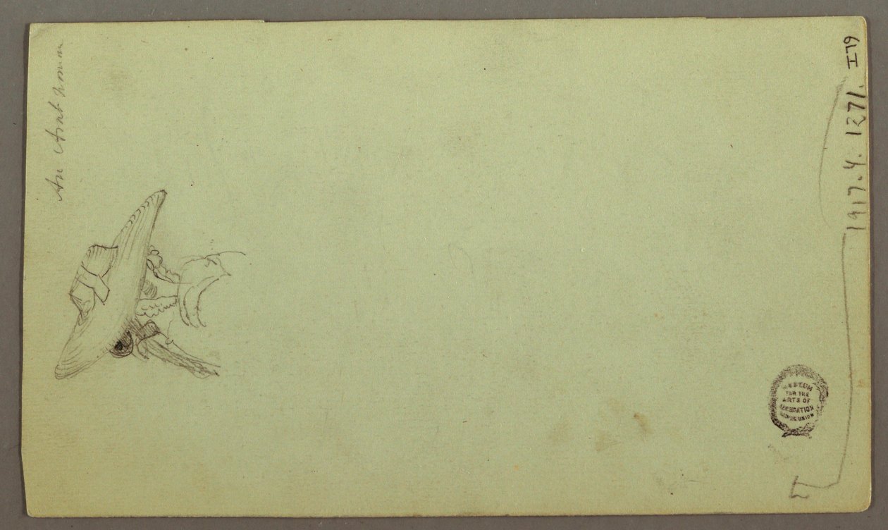 Zeichnung, Figurenstudien, Segelboot, Architekturstudien, möglicherweise 1868 von Frederic Edwin Church