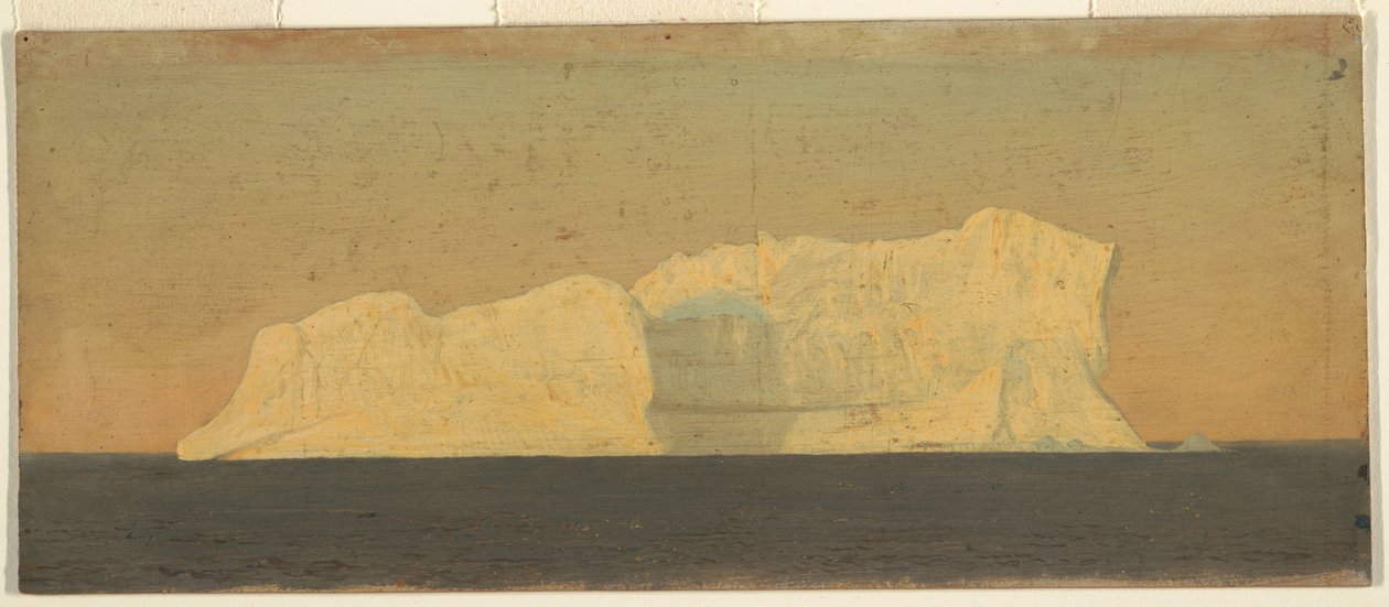 Schwimmender Eisberg, Labrador, Juni oder Juli 1859 von Frederic Edwin Church