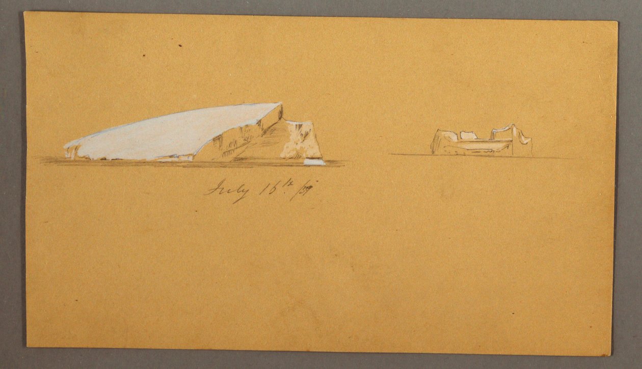 Schwimmende Eisberge, 16. Juli 1859 von Frederic Edwin Church