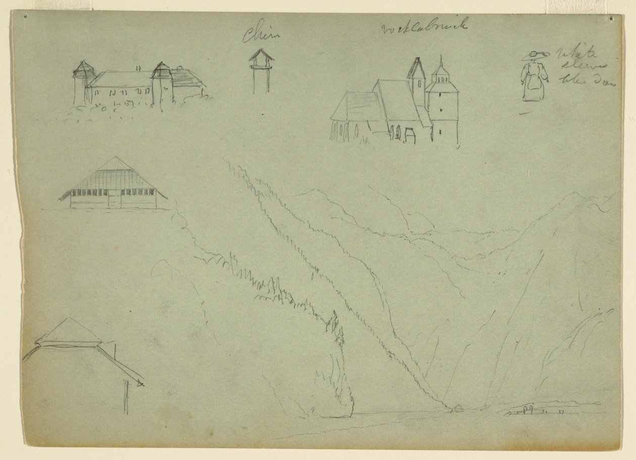 Vom Salzkammergut, Österreich und dem Königssee, nahe Berchtesgaden, Bayern, Juli 1868 von Frederic Edwin Church