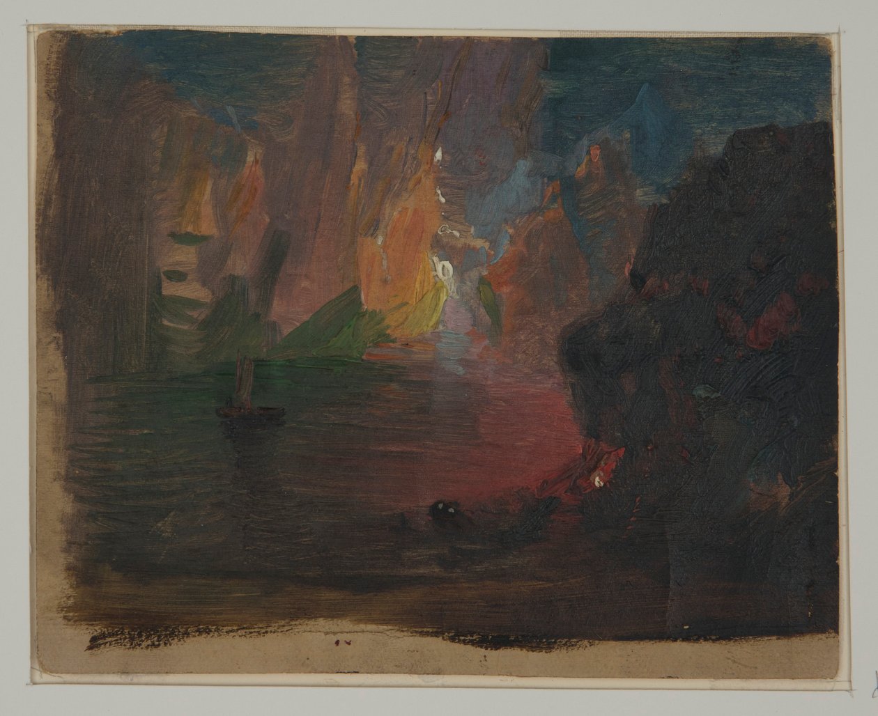 Zeichnung, Eisberg-Fantasie, um 1859 von Frederic Edwin Church