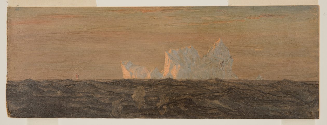 Zeichnung, Eisberge, Juni oder Juli 1859 von Frederic Edwin Church