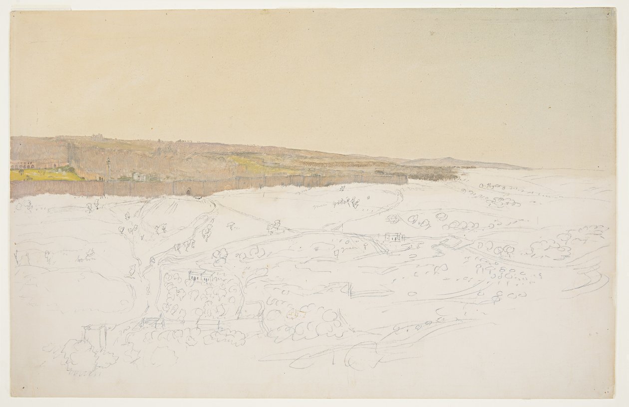 Jerusalem, Gesamtansicht, April (?), 1868 von Frederic Edwin Church