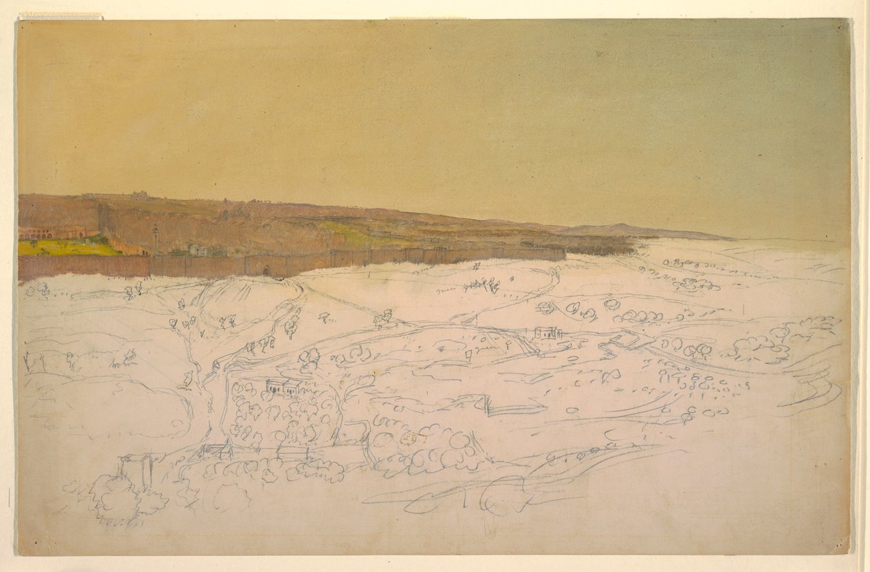 Jerusalem, Gesamtansicht, April (?), 1868 von Frederic Edwin Church