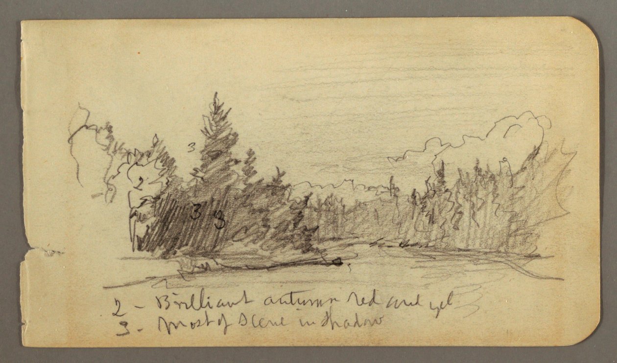 See umgeben von Bäumen, möglicherweise 1878 von Frederic Edwin Church