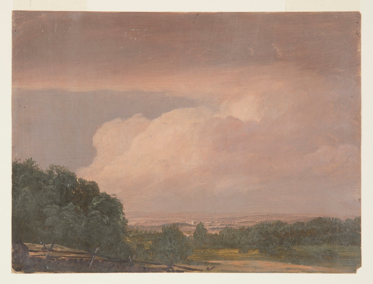 Landschaft (möglicherweise Hudson Valley), 1860–70 von Frederic Edwin Church
