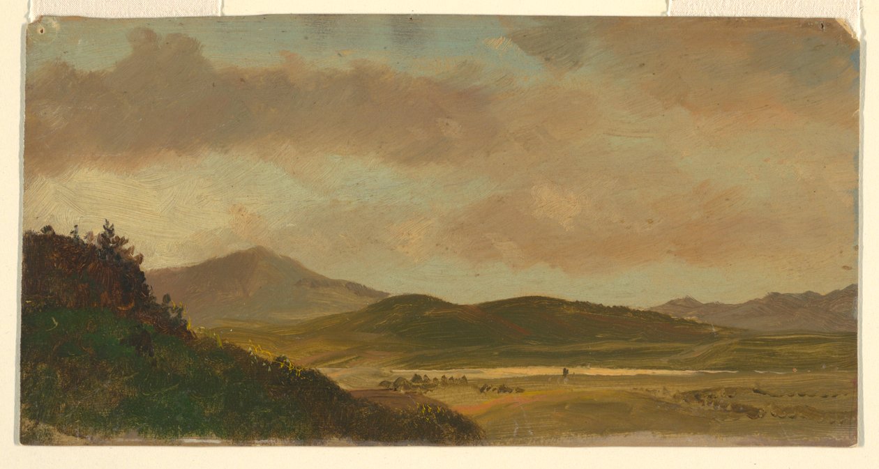 Zeichnung, Landschaft, 1865 von Frederic Edwin Church