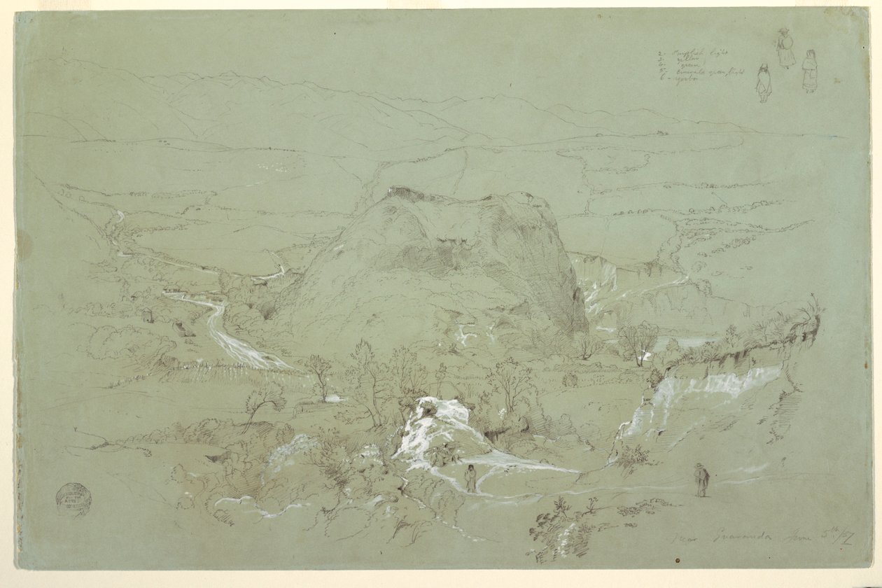 Landschaft nahe Guaranda, Ecuador, 5. Juni 1857 von Frederic Edwin Church