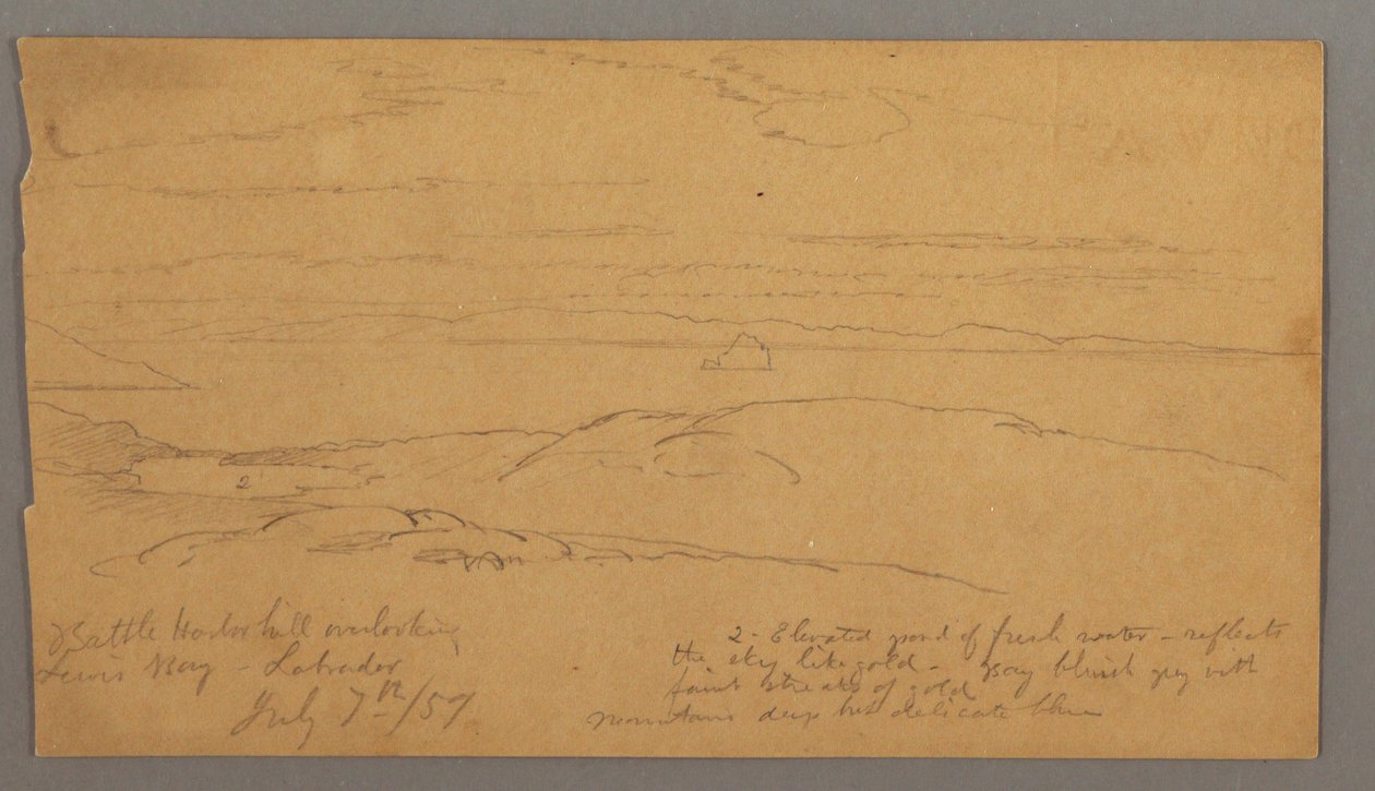 Louis Bay, Labrador, 7. Juli 1859 von Frederic Edwin Church