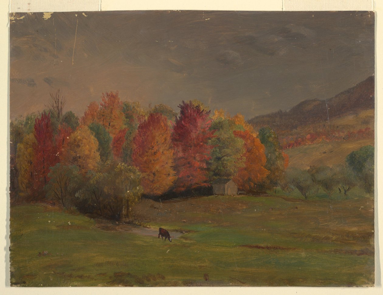 Zeichnung, Küste von Maine oder Kanada, ca. 1845 von Frederic Edwin Church
